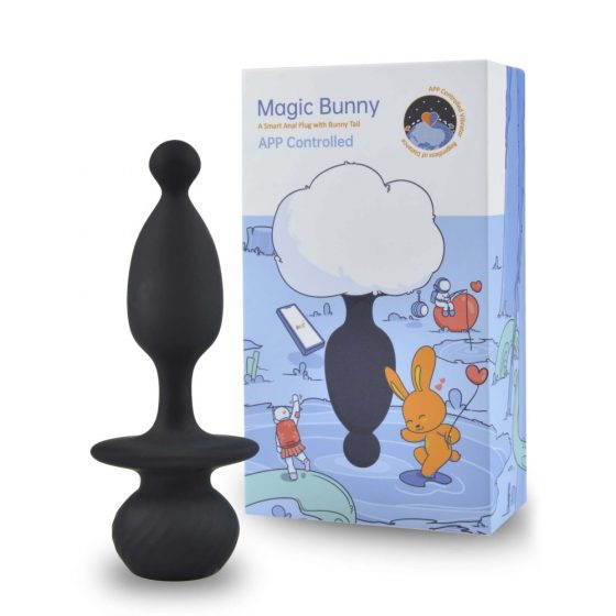 Magic Motion Bunny - nutikas vibreeriv anaaldildo jänkusabaga (valge)