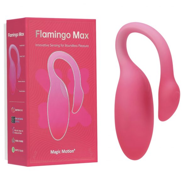 Magic Motion Flamingo Max - nutikas vibromuna (roosa)